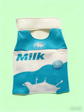 Girls Milk Carton Printed Jumpsuit for Halloween, Carnival & Party
