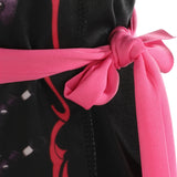 Girls' Ninja Outfit: 1 Digital Print Top + 1 Pants + 1 Belt + 1 Hat, School Performance Makeup Ball and Various Venue Costumes, Halloween Carnival and Various Festival Party Attire