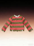 Kids Horror Striped Top Skull Pants Costume Set