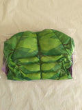 Boys Padded Green Hulk Jumpsuit with Sticker Mask for Halloween