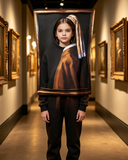Girl with a Pearl Earring Painting Costume for Halloween Party