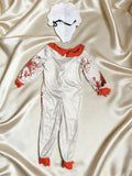 Kids Scary Clown Halloween Costume Set with Mask