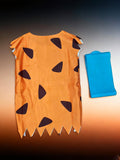 Boys caveman costume set includes jagged sleeveless tunic and neck tie. Ideal for Halloween parties, school dress-up day and themed role-play. Classic primitive style brings fun for kids’ performance activities.