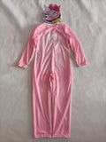 Girls' Dress-Up Set: 1 Pink Round Neck Design Bodysuit, The Fabric Is Soft And Comfortable with a Easy And Stylish Design, Halloween And Various Carnival Festival Dress-Up Set