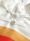 Girls Anime Cosplay Top with Yin-Yang Symbol