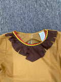 Girls Pocahontas Native American Style Fringed Costume Dress