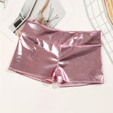 Girls High Elastic Yoga Shorts with Wide Waistband for Dance & Daily Wear
