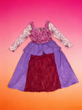 Girls Long Sleeve Printed Dress for Halloween & Carnival Party