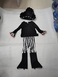 Kids Pirate Costume Set with Hat, Shirt, Pants & Belt for Halloween Cosplay Party