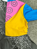 Girls Nightmare Before Christmas Patchwork Halloween Dress Costume