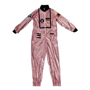 Girls Iridescent Space Jumpsuit for Halloween & Carnival Party