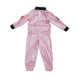 Girls Laser Astronaut Jumpsuit, Multi-color, Rocket & Space Print for Holiday Party