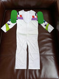 Boys Astronaut Jumpsuit with Printed Wings for Halloween Party