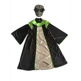Boys Alien Costume Set, Black Robe with Mask for Halloween & Party