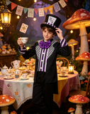 Kids Mad Hatter Costume with Hat & Bow Tie for Halloween Party