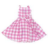 Girls Pink Plaid Cami Dress for Halloween Carnival Party