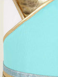 Girls Light Blue Slip Dress with Headband for Goddess Halloween Performance
