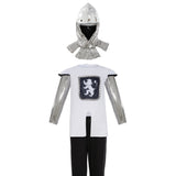 Boys Printed Long Sleeve Costume Set with Silver Hat for Halloween & School