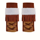 Girls Caveman Fringe Dress Set for Halloween & Stage Performance