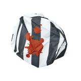 Boys 3-Piece Horror Costume Striped outfit with blood splatter prints and jagged hems, great for Halloween performances.