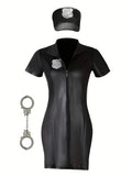Girls Police Uniform Costume Dress Set