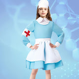 Girls 3-Piece Nurse Costume Set for Halloween & Parties