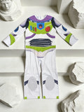 Boys Astronaut Jumpsuit with Printed Wings for Halloween Party