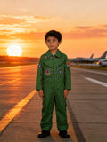 Boys' Dress-Up Jumpsuit in cargo style with zipper closure and pockets on chest and shoulders. Costume for Halloween, carnivals and all kinds of festival parties.