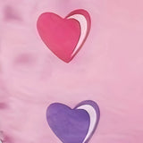 Girls Candy Style Dress Set Heart print dress + candy headband, layered colorful tulle, cute for parties and shows.