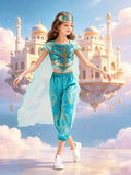 Girls Jasmine Princess 3-Piece Costume Set