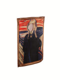 The Scream Painting Face Hole Costume for Halloween & Party
