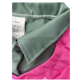 Boys Color Block Fake Two-Piece Top, Green Collar & Diamond Print for Party & Performance