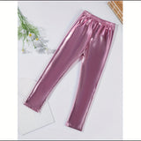 Girls Dance Yoga Pants Multi-color options, full golden hot stamping, high elasticity & breathable. Cute and fashionable for daily matching.