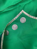 Boys Green Costume with Hooded Jumpsuit for Halloween & Stage Shows
