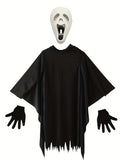 Kids Scream Ghost Costume with Mask and Gloves