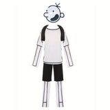 Boys 4Pcs Costume Set with Mask & Backpack for Halloween & Stage Performance
