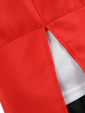 Boys ringmaster costume set includes red tailcoat, white inner shirt, black trousers and bow tie. Classic circus styling, ideal for Halloween, carnival, stage performance and themed dress-up activities.