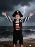 Boys 2-Piece Pirate Costume Set for Halloween & Carnival