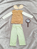 Boys Contrast Color Animal Costume Set for Halloween & Carnival Party