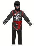 Kids Skull Ninja Costume Full Set