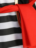 Kids Pirate Striped 3-Piece Costume Set