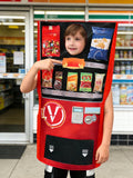 Boys Vending Machine Printed Jumpsuit Costume for Halloween & Christmas