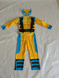 Boys Padded Jumpsuit Set Fake suspender & belt print, unique leg patterns, suitable for performances and parties.