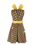 Girls Queen Anna Dress Frozen Inspired Costume for Halloween