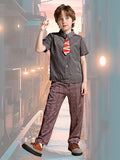 Kids Vintage Two-Piece Short Sleeve Costume Outfit