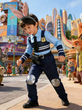 Boys Bunny Police Costume Set with Ears Headband for Holiday Shows