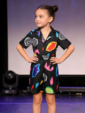 Girls Jumpsuit Costume with Belt for Halloween & Carnival Parties