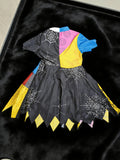Girls Nightmare Before Christmas Patchwork Halloween Dress Costume