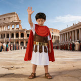 Boys Roman Warrior Costume Set for Halloween Masquerade & Stage Show