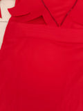 Kids Devil Costume Red Dress with Horns Headband & Pitchfork for Halloween Party Cosplay